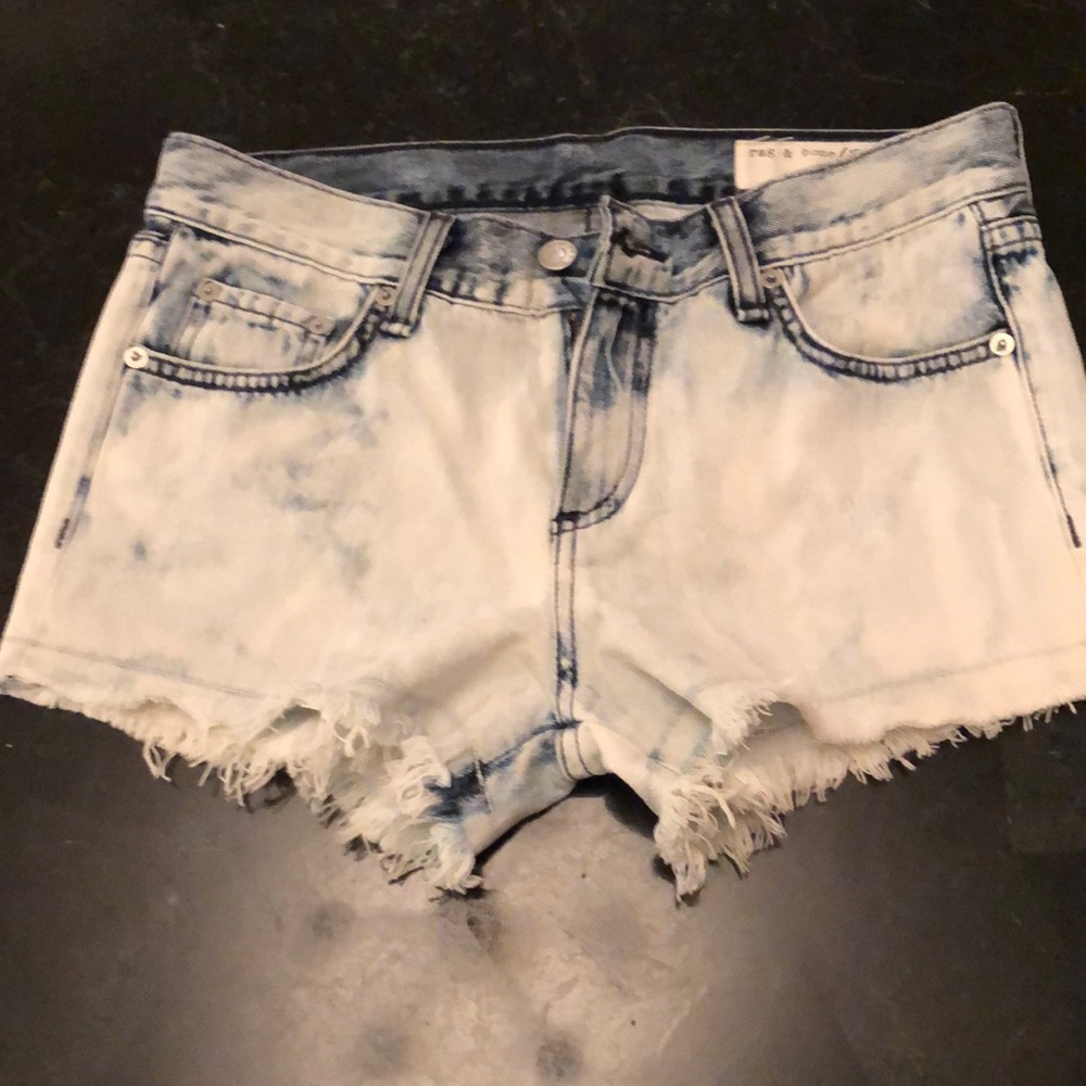 Rag and Bone Brand cut off jean shorts